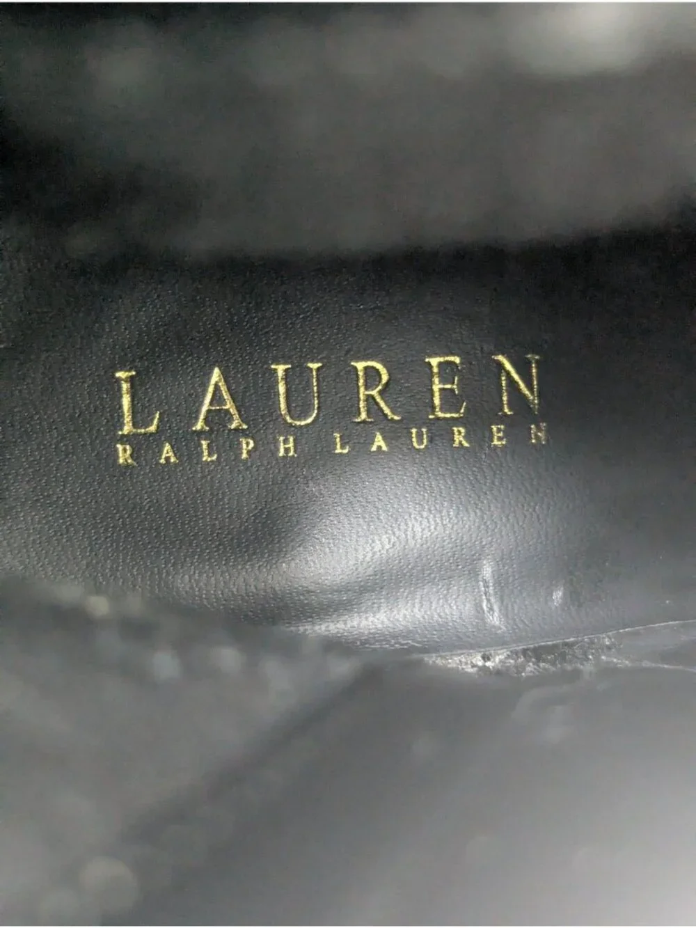 Lauren Ralph Lauren Boots Womens SZ 9B Black Suede Fringe Ankle Booties Western